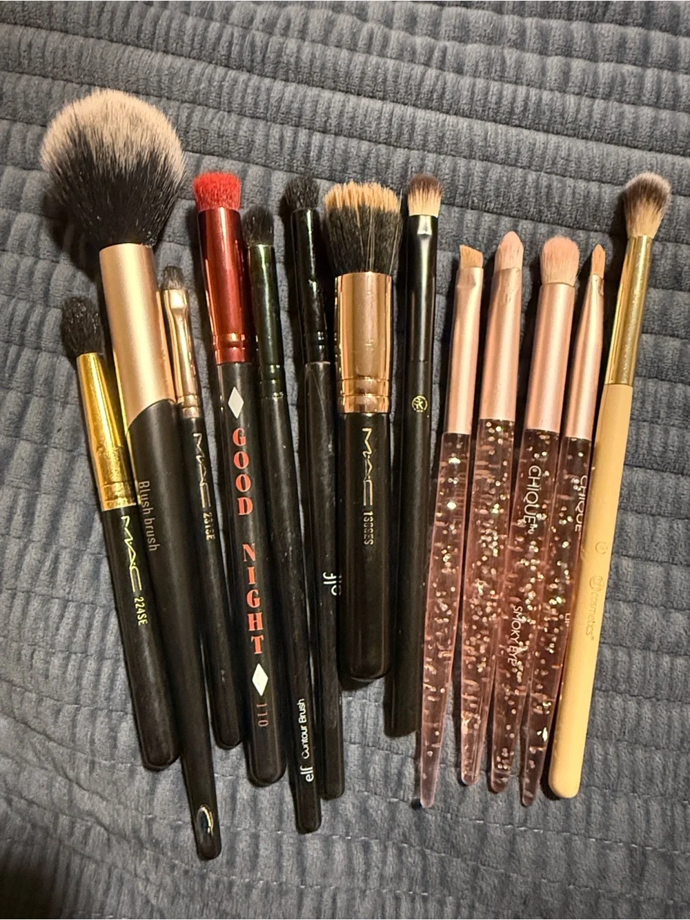 MAC Cosmetics Mixed Brush Collection — Black, Rose Gold, Gold, Pink